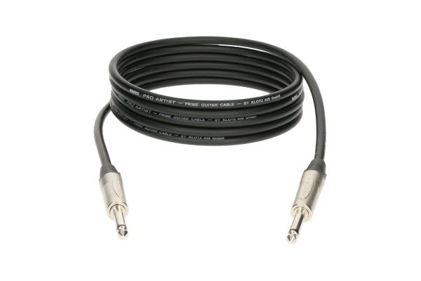PRO ARTIST professional guitar cable with jacks from nickel and nickel-plated contacts - by Neutrik® - 4,5 m - straight - straight