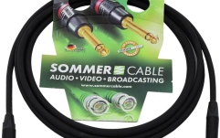 Cablu Jack Sommer Cable Jack 6.3 mono 1x 90° 3m bk Neutrik