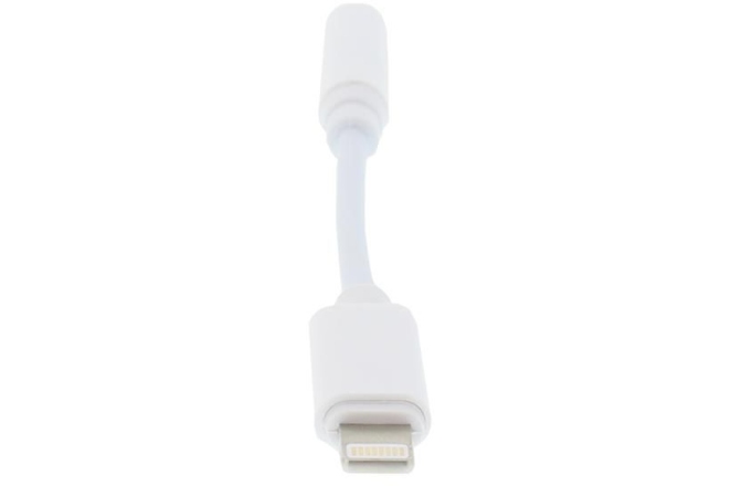 Cablu Lightning - Jack mic Well Adaptor Lightning tata - 3.5mm mama 10cm Well