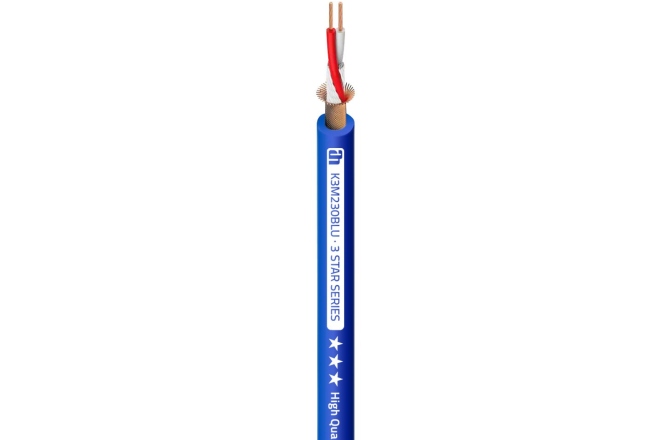 Cablu microfon Adam Hall 3Star M230 Blue