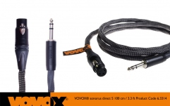 Cablu microfon de înaltă calitate Vovox Sonorus Direct S XLRf-TRS 100