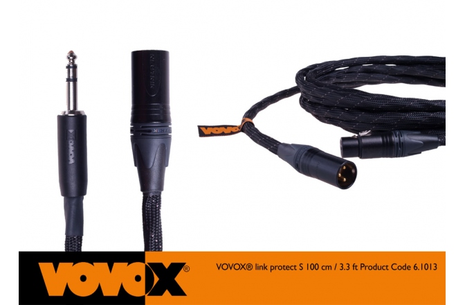 Cablu microfon jack-xlr Vovox Link Protect S TRS-XLR 100