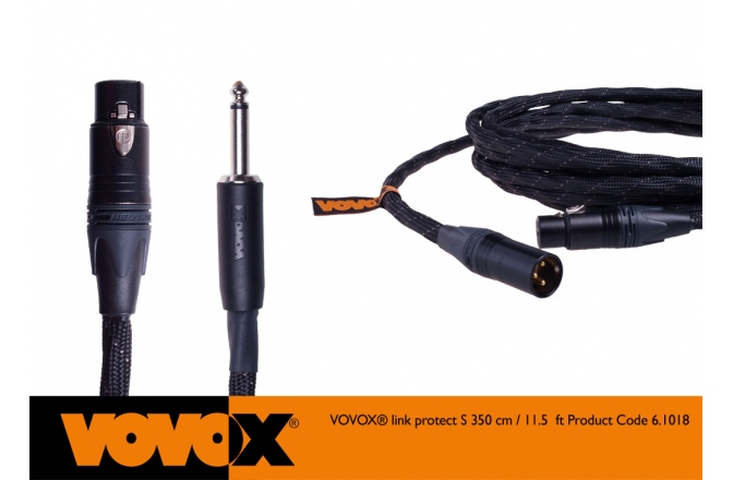 Cablu microfon jack-xlr Vovox Link Protect S XLRf-TRS 350