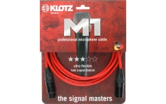 Cablu microfon profesional Klotz M1 professional microphone cable with XLR 3p F/M black by Neutrik® - 7.5 m