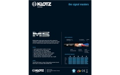 Cablu microfon profesional Klotz M5 supreme microphone cable with double shielding and XLR by Neutrik - cable carrier - 1.5 m