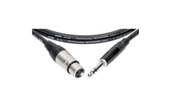 Cablu microfon profesional Klotz professional analog audio cable - balancedwith female XLR by KLOTZ to balanced jack plug - 0.3 m