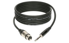 Cablu microfon profesional Klotz professional analog audio cable - balancedwith female XLR by KLOTZ to balanced jack plug - 2 m