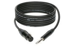 Cablu microfon profesional Klotz professional analog audio cable - balancedwith female XLR by Neutrik® to balanced jack plug - 5 m