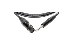 Cablu microfon profesional Klotz professional analog audio cable - balancedwith female XLR by Neutrik® to balanced jack plug - 5 m
