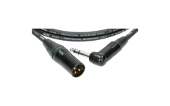 Cablu microfon profesional Klotz professional analog audio cable - balancedwith male XLR by Neutrik® to balanced jack plug angled - 1 m