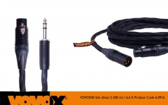 Cablu microfon Vovox Link Direct S XLRf-TRS 200