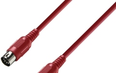 Cablu MIDI Adam Hall 3 STAR MIDI 0150 RED