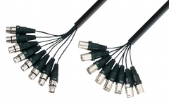 Cablu multicore Adam Hall 3Star Multicore 8 x XLR 3m