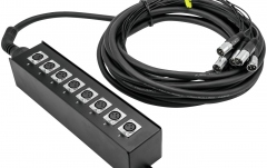 Cablu multicore/stagebox Omnitronic Multicore Stagebox MUS-810 8IN 10m