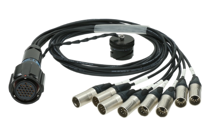 Cablu multipin audio profesional Klotz OT1000 - RMP 37p F - 8x XLR 5p M / 4x XLR 5p F12-channel - DMX fanout - PVC - Neutrik®