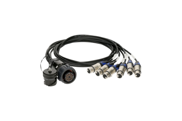 PolyLITE - RMP 19p F - 6x XLR 3p F - DOMF6-kanal - digital fanout - einzelmasse