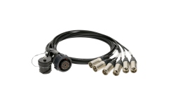 Cablu multipin profesional Klotz PolyLITE - RMP 19p F - 6x XLR 3p M - DOMM6-kanal - digital fanout - einzelmasse