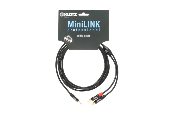 MiniLink PRO Y cableTRS 3.5 mm - 2x RCA - 1.5 m