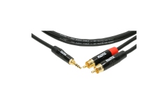 Cablu patch balansat Klotz MiniLink PRO Y cableTRS 3.5 mm - 2x RCA - 1.5 m
