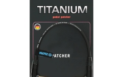 Cablu patch chitară Klotz supreme TITANIUM patch cable with angled jacks - 0.6 m