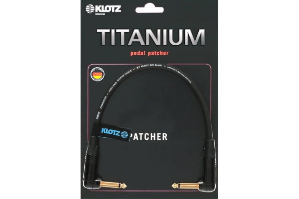 supreme TITANIUM patch cable with angled jacks - 0.6 m