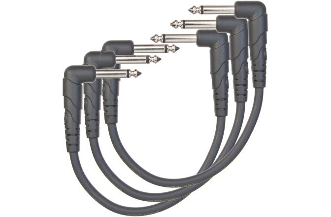 Cablu Patch Daddario Classic Series Patch Cable 3-pack 0,15m