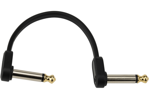 Flat Patch Cable 4in Offset Right Angle Twin PK