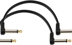 Cablu Patch Daddario Flat Patch Cable 6in Offset Right Angle Twin PK
