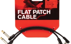 Cablu Patch Daddario Flat Patch Cable 6in Offset Right Angle Twin PK