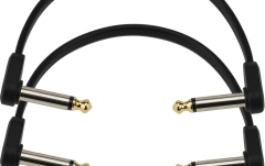 Cablu Patch Daddario Flat Patch Cable 6in Right Angle Twin PK