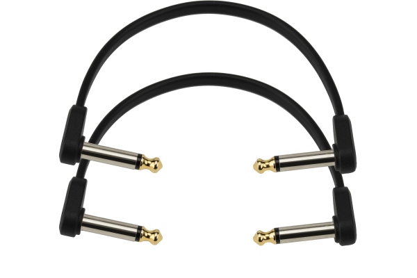 Flat Patch Cable 6in Right Angle Twin PK