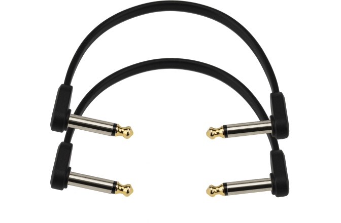 Cablu Patch Daddario Flat Patch Cable 6in Right Angle Twin PK