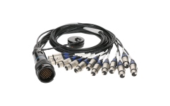 Cablu patch multipin compact Klotz OT1000 - RMP 37p M - 12x XLR 3p F12-channel - digital fanout - PVC - Neutrik®