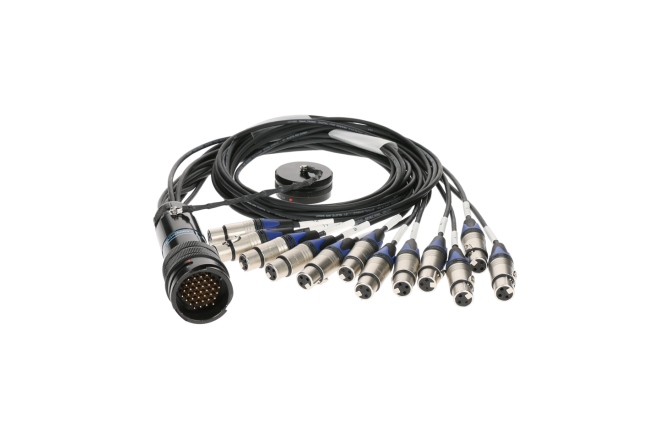 Cablu patch multipin compact Klotz OT1000 - RMP 37p M - 12x XLR 3p F12-channel - digital fanout - PVC - Neutrik®