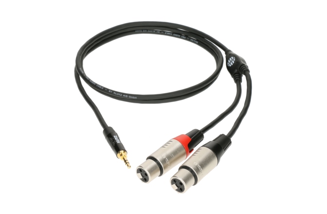 Cablu patch profesional Klotz MiniLink PRO Y cableTRS 3.5 mm - 2x XLR F - 1.8 m