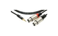 Cablu patch profesional Klotz MiniLink PRO Y cableTRS 3.5 mm - 2x XLR F - 3 m