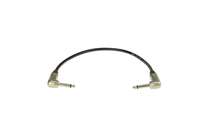 Cablu patch profesional Klotz PRO ARTIST unbalanced professional patch cable with jacks from nickel and nickel-plated contacts - by Neutrik® - 0.3 m - angled - angled