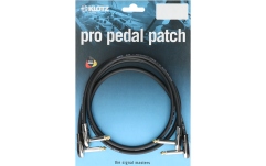 Cablu patch profesional Klotz unbalanced pro patch cable angled -  pancake - 1,5 m