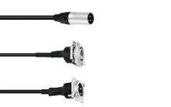 Cablu Patch PSSO Patch Cable XLR(F)S/1xXLR(M),1xXLR(M)S 1m
