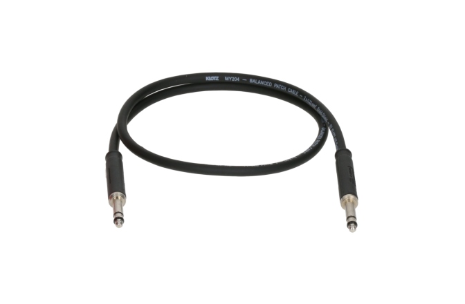 Cablu patch TT  Klotz tiny telephone patch cable - blackTT Bantam - TT Bantam - blister - 0.6 m