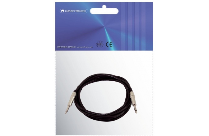 Cablu pentru boxe pasive Omnitronic Speaker Cable Jack 2x1.5 - 1.5m