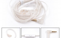 Cablu pentru casti in-ear KZ Acoustics. KZ Acoustics Silver Cable B PIN MIC