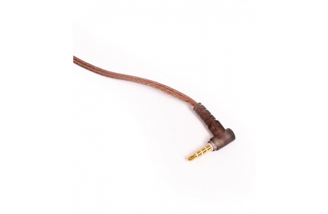 Cablu pentru casti in-ear KZ Acoustics KZ Acoustics Transparent & Black Cable B PIN MIC