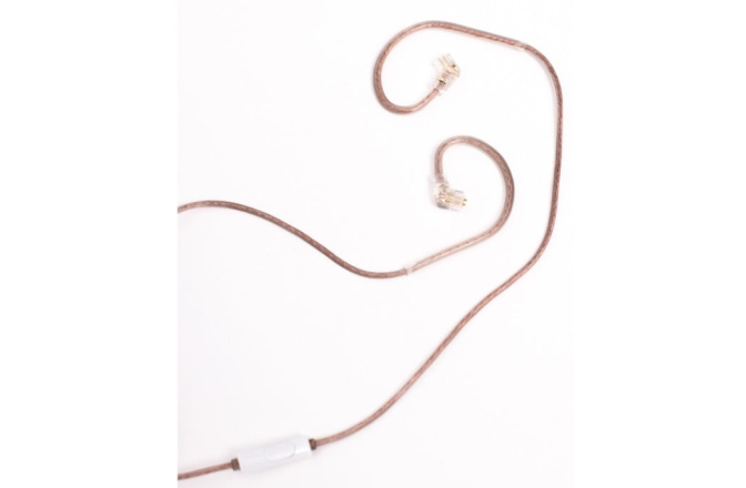 Cablu pentru casti in-ear KZ Acoustics KZ Acoustics Transparent & Black Cable C PIN MIC