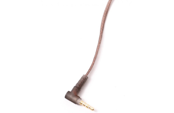 Cablu pentru casti in-ear KZ Acoustics KZ Acoustics Transparent & Black Cable C PIN MIC