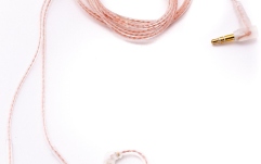 Cablu pentru casti in-ear KZ Acoustics Pink & Gold Cable B PIN NO MIC