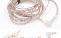 Cablu pentru casti in-ear KZ Acoustics Pink & Gold Cable C PIN MIC