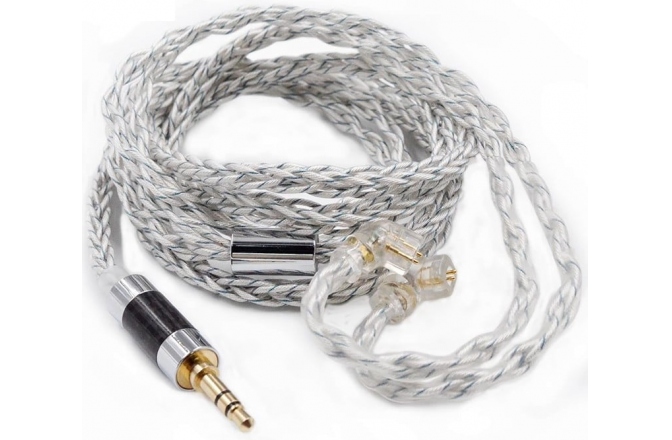 Cablu pentru casti in-ear KZ Acoustics Silver/Blue 784 Core Upgrade Cable C