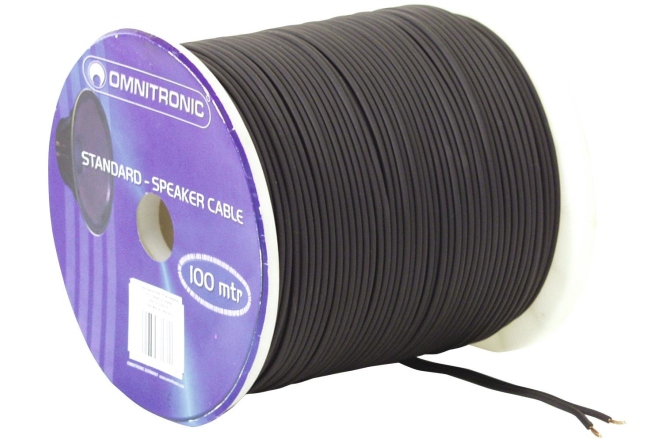 Cablu pentru difuzoare pasive Omnitronic Speaker Cable 215 Black