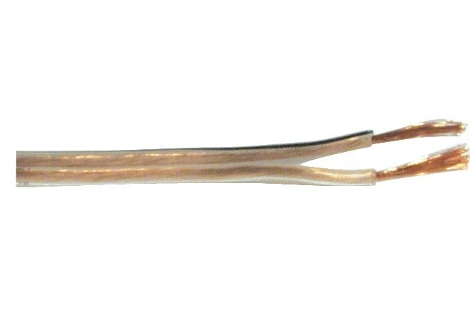 Cablu pentru difuzoare pasive Omnitronic Speaker Cable 215 Clear